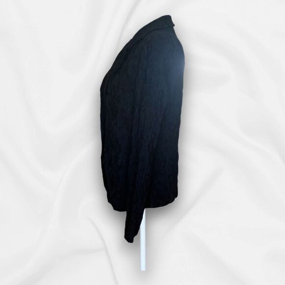 SOHO Apparel Ltd Black Textured Knit Blazer - Large - Corpcore, Normcore, Busine - Picture 2 of 9